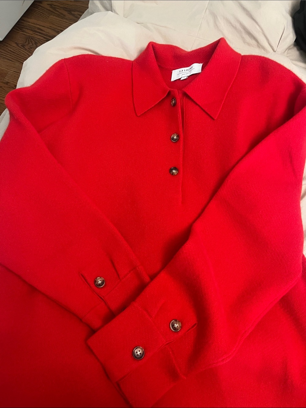 La Ligne Women’s Red Polo